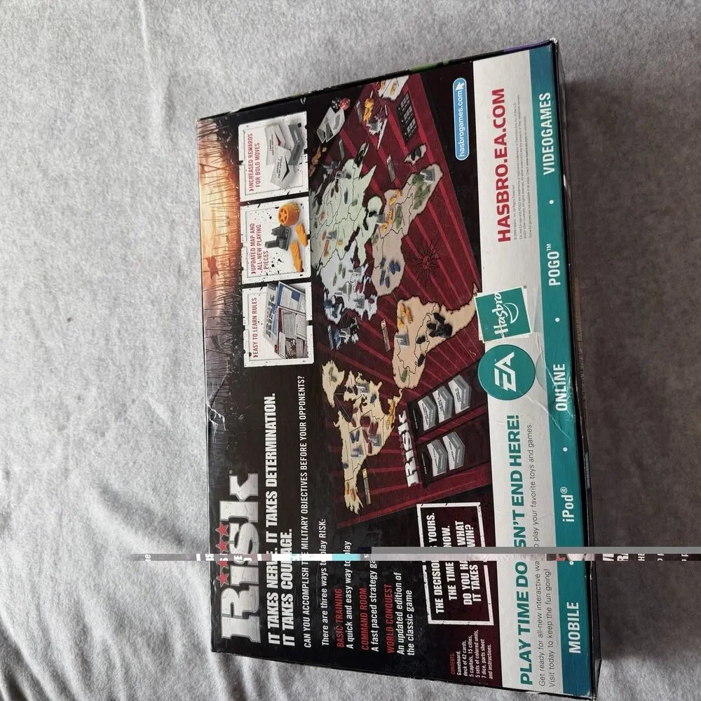 Risk The Game of Strategic Conquest Board Game 2008 Parker Brothers Complete